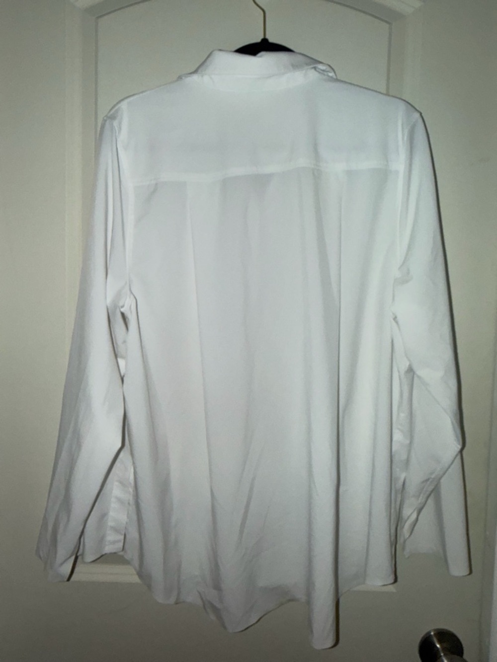 Athleta Women's White Long-Sleeve Button-Front Shirt XL - Picture 9 of 12